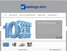 Tablet Screenshot of barkingbulletin.com